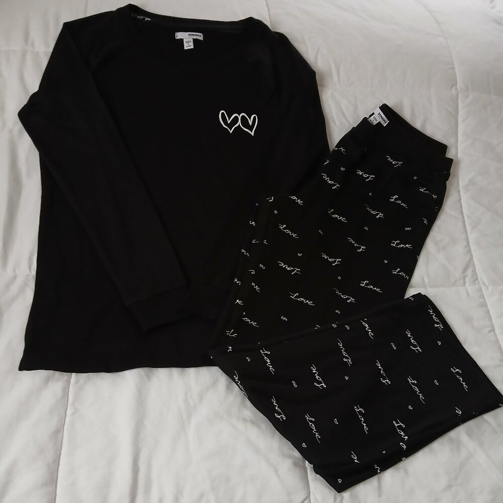 Sonoma Heart Print Pajama Set